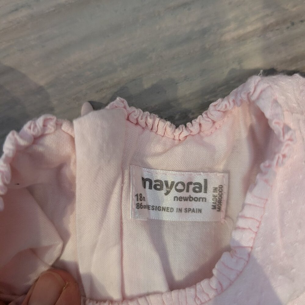 Pink dress with bloomers